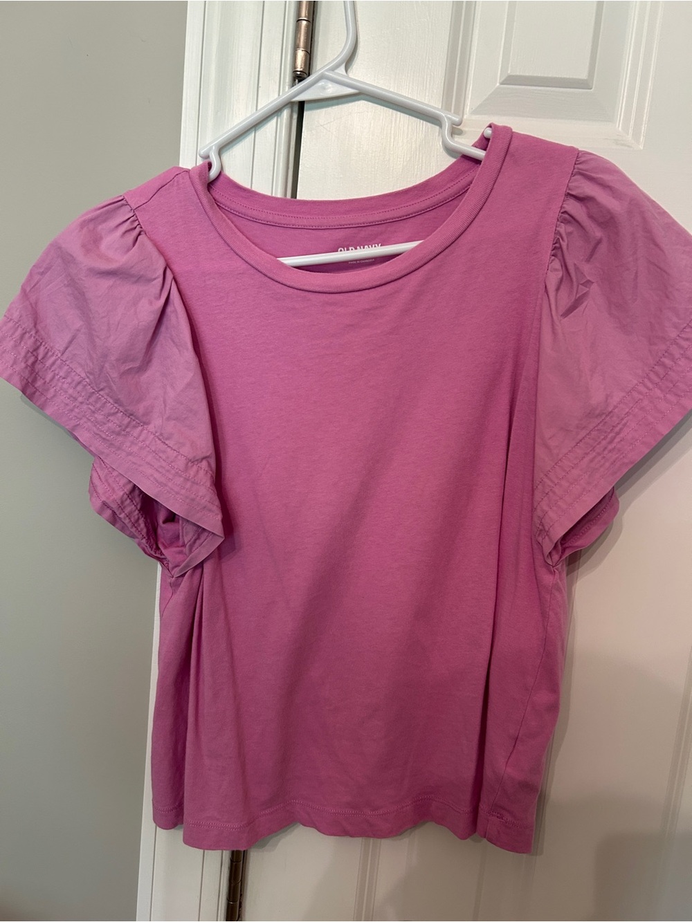 !RELISTED! Old Navy Lilac Pink Ruffle Sleeve Tee